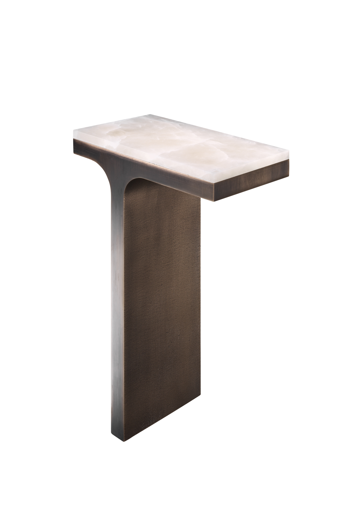 Applique VIRGA 330 RIGHT en bronze patiné by Marion Steinmetz, Entrelacs